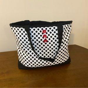 Tote bag with make-up bag